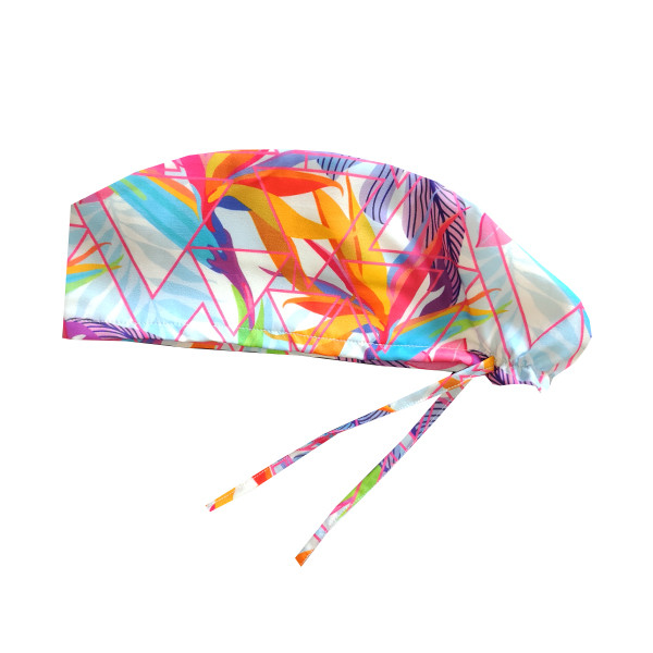 کلاه جراحی طرح رنگین کد 001