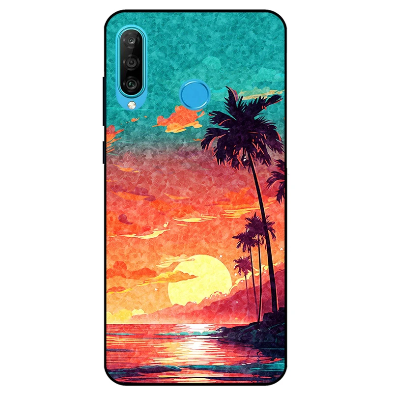 کاور مگافون طرح تابستان مدل 8000 مناسب برای گوشی موبایل هوآوی P30 Lite / Nova 4E	