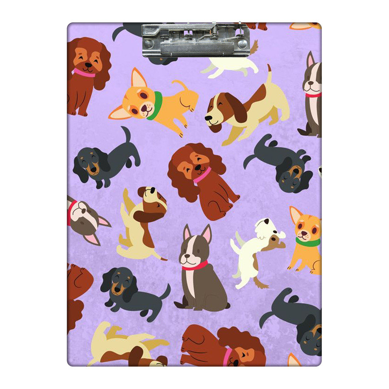 تخته شاسی طرح هاپو هاپو بنفش سایز A4 کد  9426917