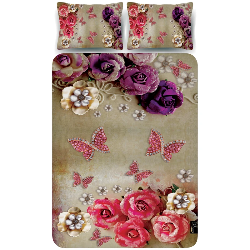 سرویس ملحفه 3 تکه رنس مدل BB1-10818