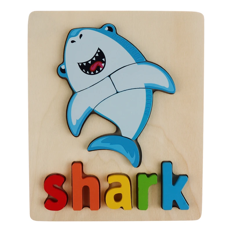 پازل آموزشی مدل حیوانات طرح کوسه