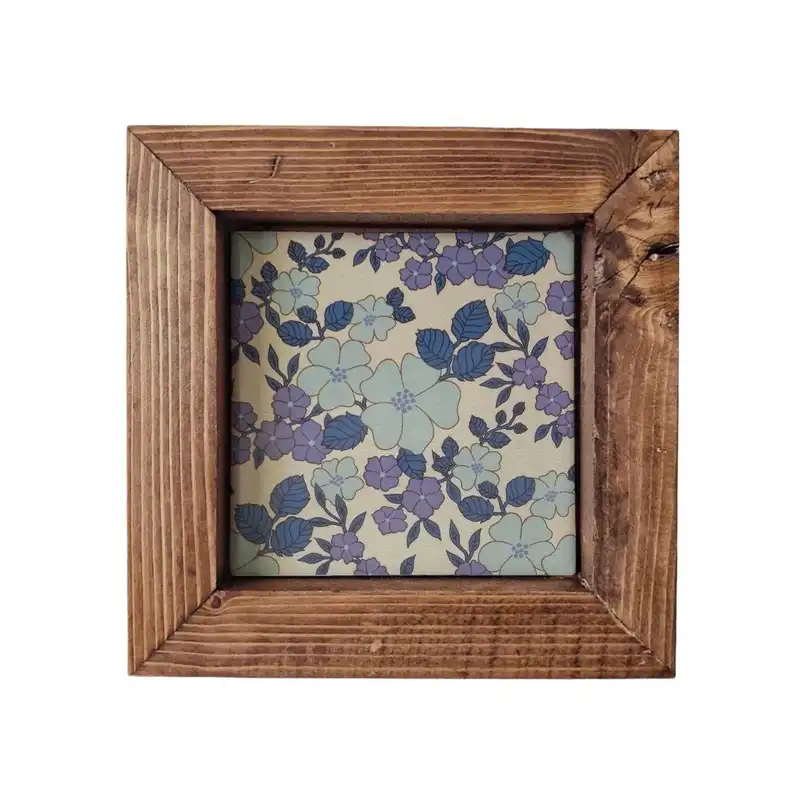 تابلو کاشی گلاک مدل سبک آرت طرح گل کد FT21