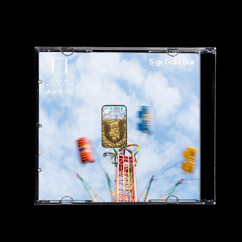 شمش طلا 18 عیار گالری طلا توسطی مدل B9AFF9