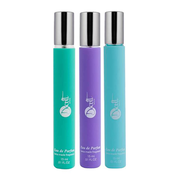 عطر جیبی دکلت مدل 227 حجم 15 میلی لیتر مجموعه 3 عددی