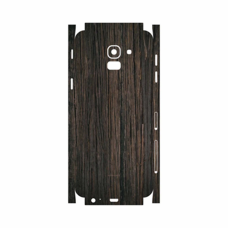 برچسب پوششی ماهوت مدل Burned Wood-FullSkin مناسب برای گوشی موبایل سامسونگ Galaxy J6