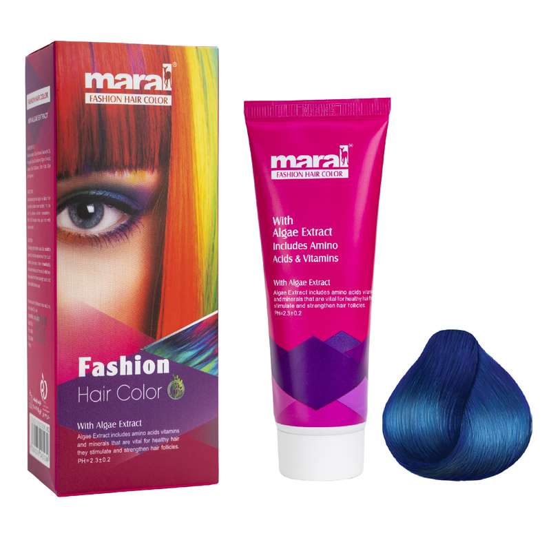 شامپو رنگ مو مارال مدل 04 حجم 80 میلی لیتر رنگ آبی شامپو رنگ مو مارال مدل 04 حجم 80 میلی لیتر رنگ آبی