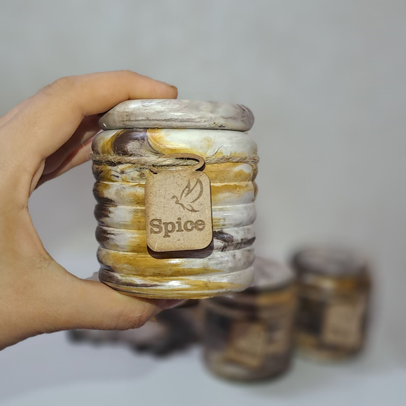 بانکه مدل حلقه ای کد 1005 مجموعه 4 عددی به همراه سینی