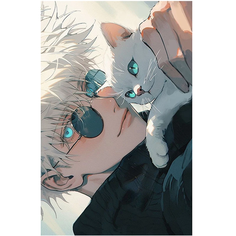 پوستر مدل گوجو ساتورو Satoru Gojo طرح انیمه جوجوتسو کایسن Jujutsu Kaisen کد 653