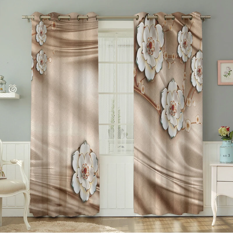 پرده نیروانا طرح مدرن  مدل مخمل کد 8526 سایز 140×280 سانتی متر