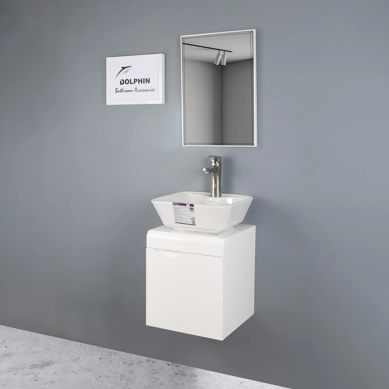 ست کابینت و روشویی دلفین مدل 4638-W
