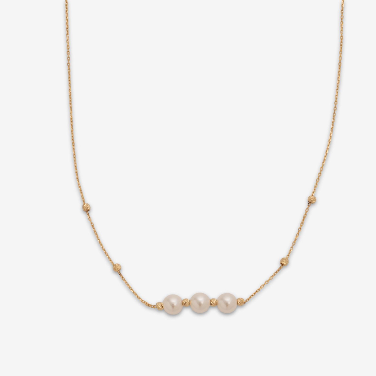 گردنبند طلا 18 عیار زنانه با زنجیر البرنادو حافا گلد مدل n005 -  - 1