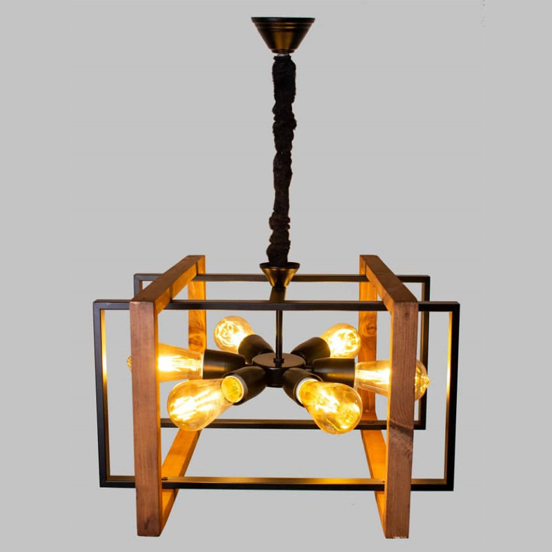 لوستر شش شعله مدل GANJ5