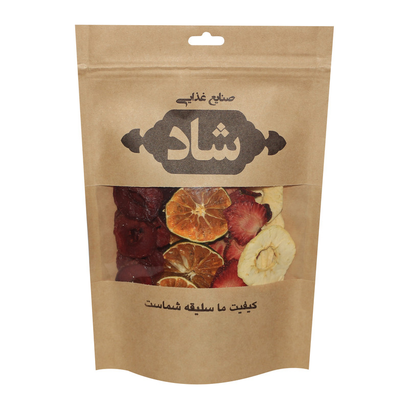 میوه خشک مخلوط 4 میوه شاد -400 گرم