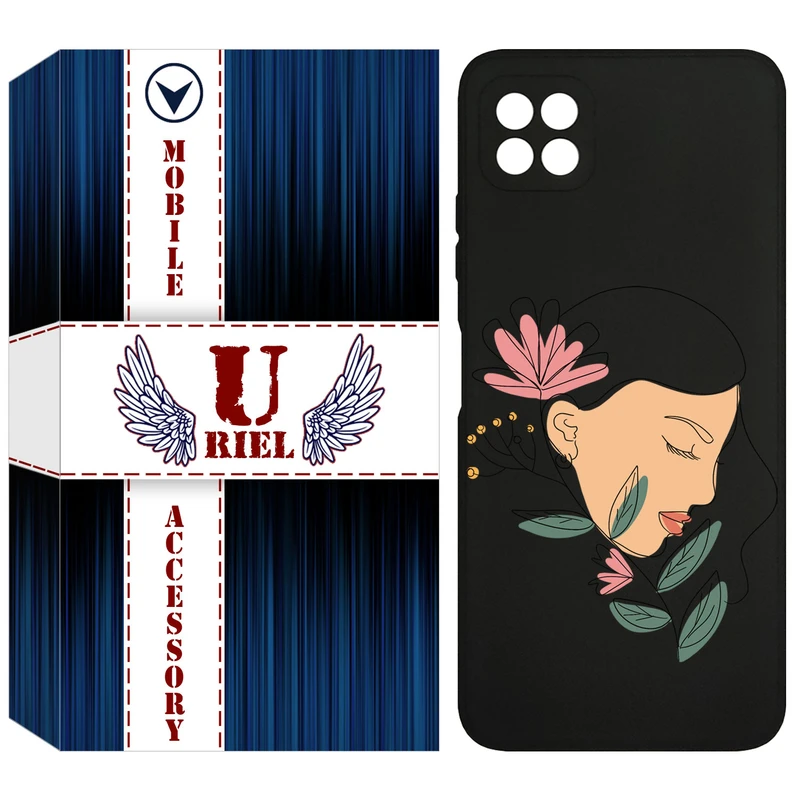 کاور یوریل مدل KSH کد 53 طرح صورت زن مناسب برای گوشی موبایل سامسونگ Galaxy A22 5G