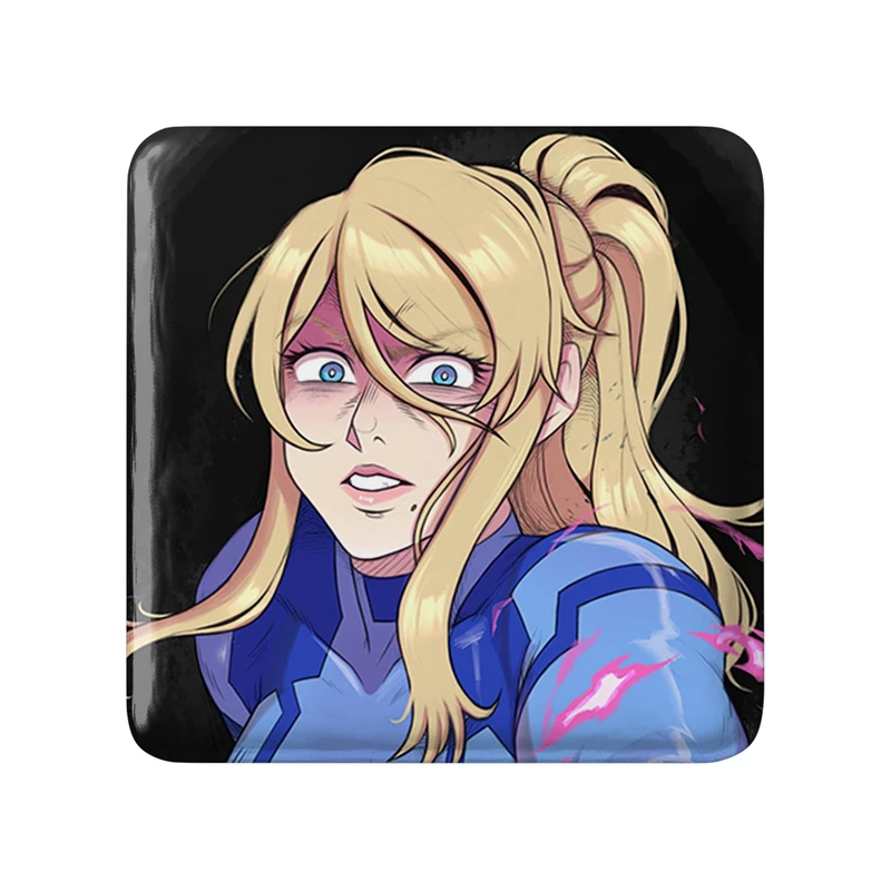 پیکسل خندالو طرح بازی متروید (Metroid) مدل مربعی کد 35633