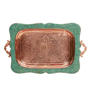 سینی فیروزه کوبی کد 25398