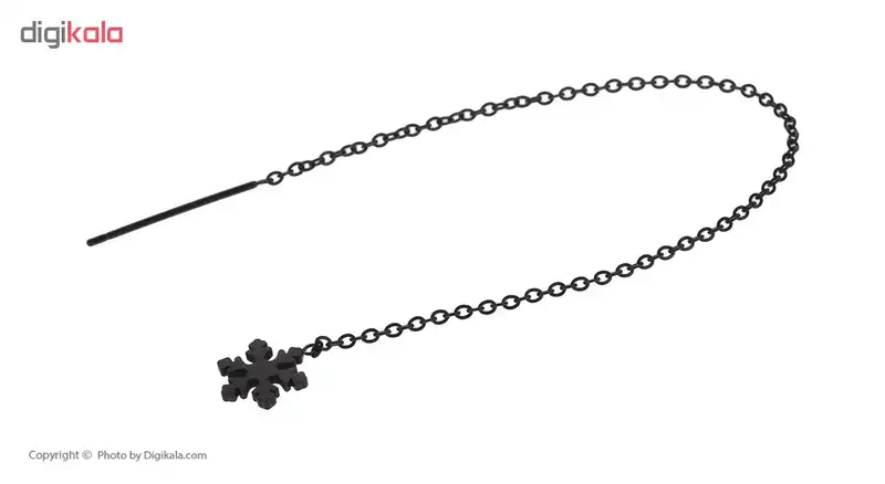 گوشواره بخیه ای زنانه مدل برف کد SH516