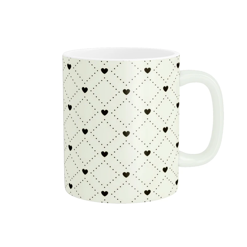 ماگ پاد آفرین طرح قلب کد 5555