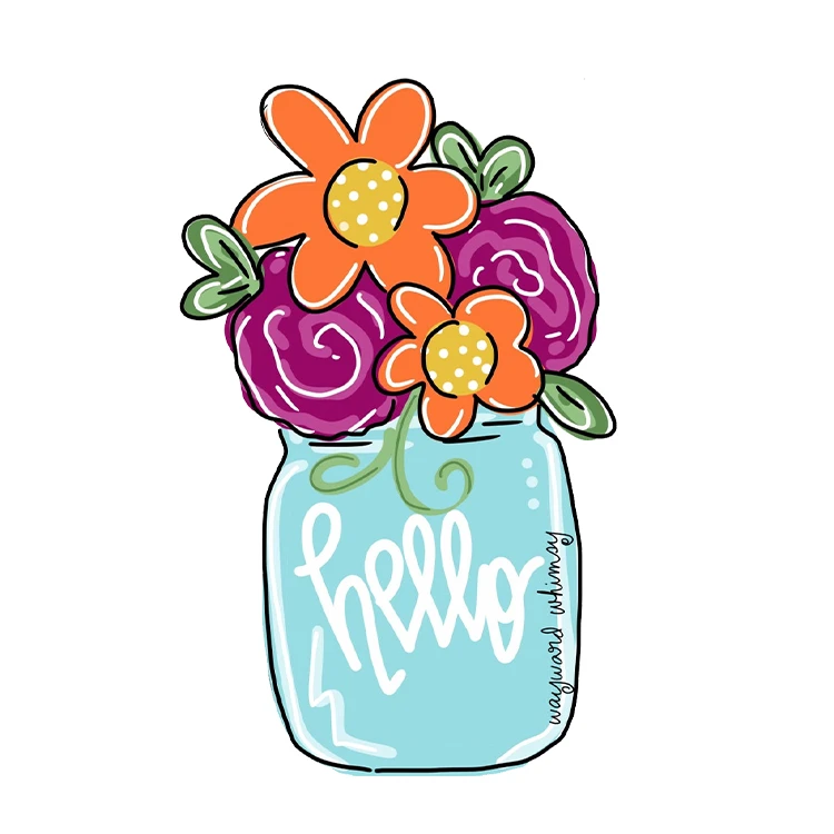 استیکر پارچه و لباس پاد آفرین مدل گل کد S2669