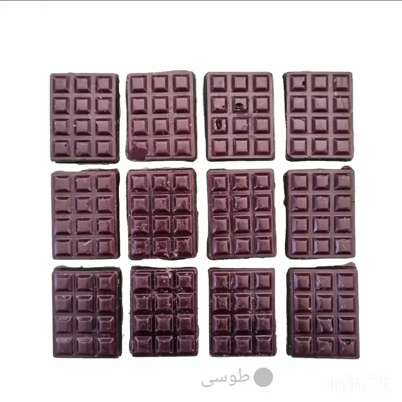 رنگ شمع مدل مکعبی کدa1 بسته 12عددی