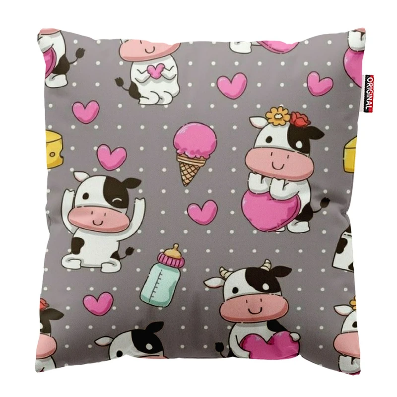  کوسن پاد آفرین طرح کارتونی بچگانه کد 1913 سایز 30*30 سانتی متر