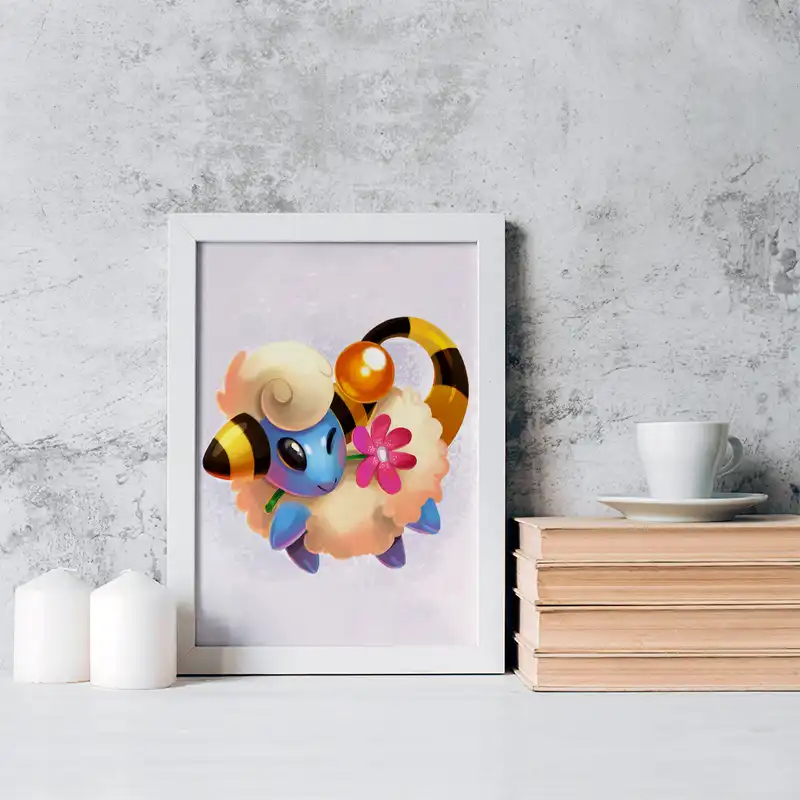 تابلو خندالو مدل ماریپ انیمه پوکمون کد 17349