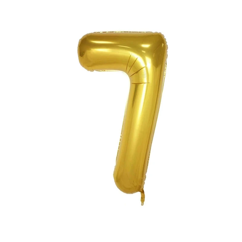 بادکنک فویلی طرح عدد 7
