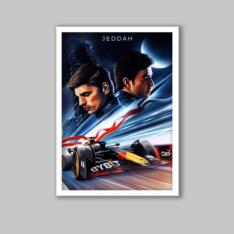 تابلو لیلیان طرح فرمول یک ردبول 2023 کد LA-G10319