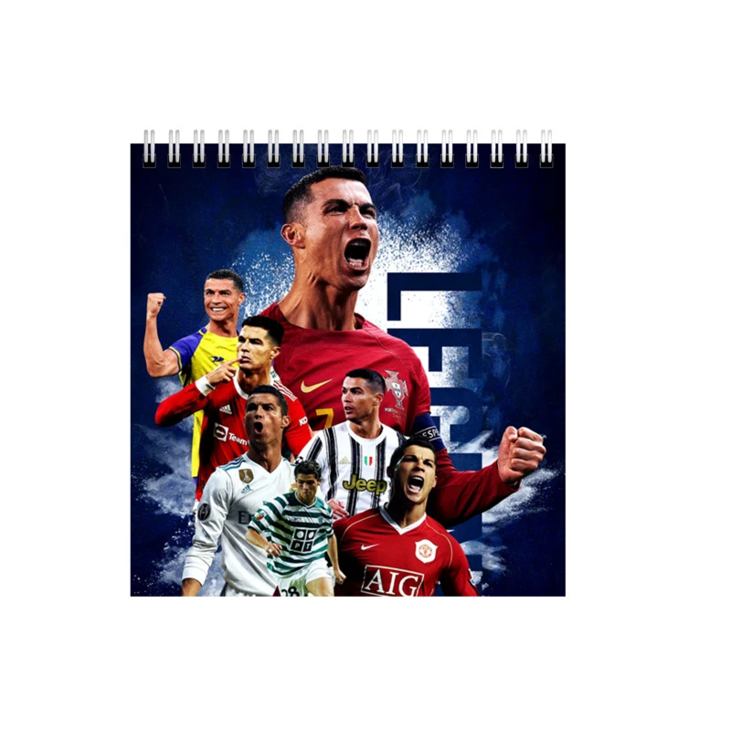 دفتر طراحی 50 برگ طرح رونالدو کد 5216046