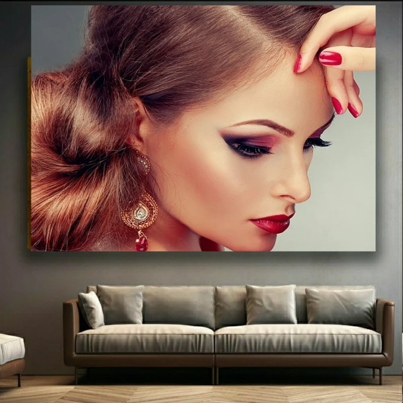 پوستر طرح آرایشگاه زنانه مدل حرفه ای کد PY596