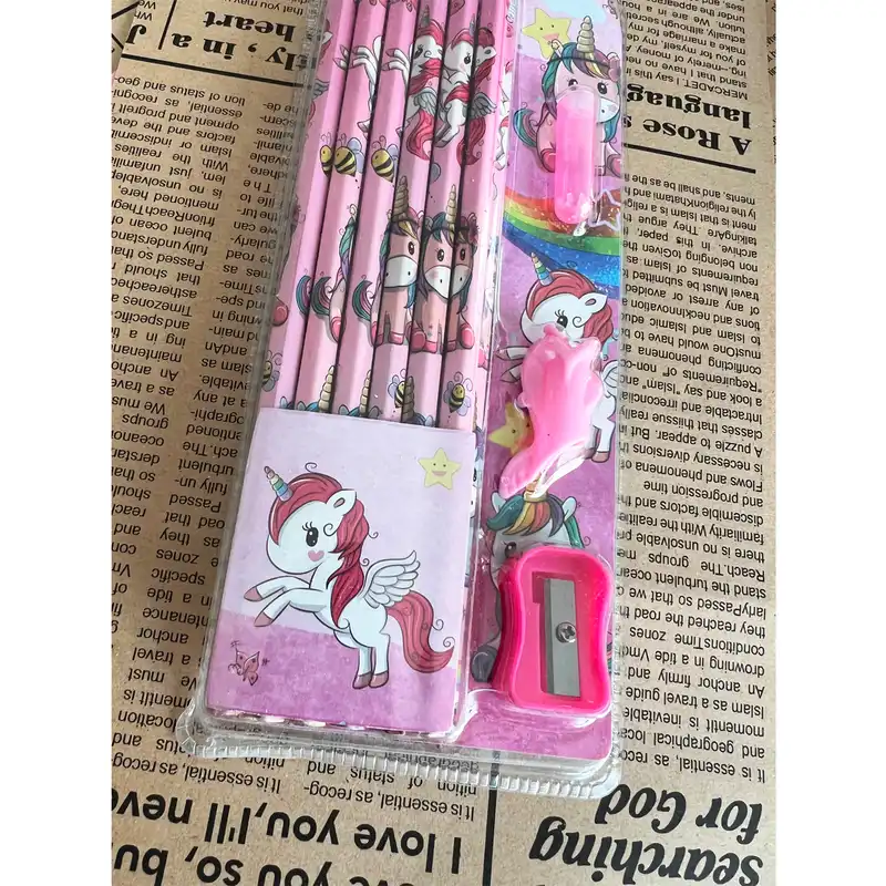 بسته نوشت افزار مدل یونیکورن کد 9 مجموعه 15 عددی