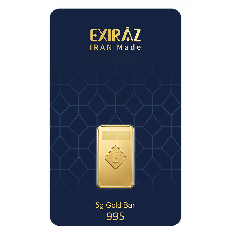 شمش طلا 24 عیار اکسیراز مدل 5G
