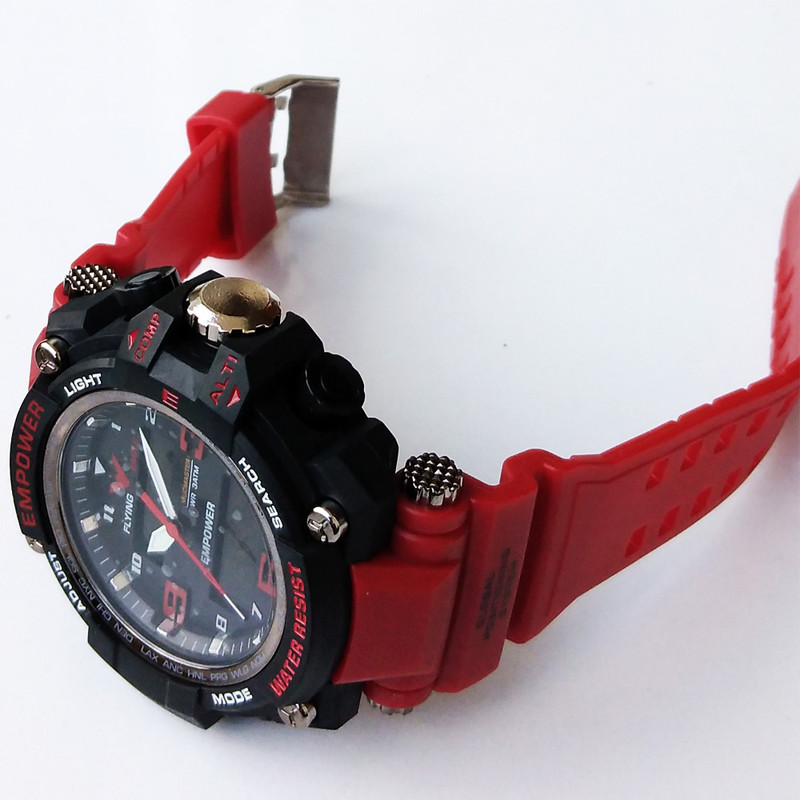 ساعت مچی عقربهای مردانه کوارتز امپاور مدل دوزمانه ورزشی اسپرت کد 6891