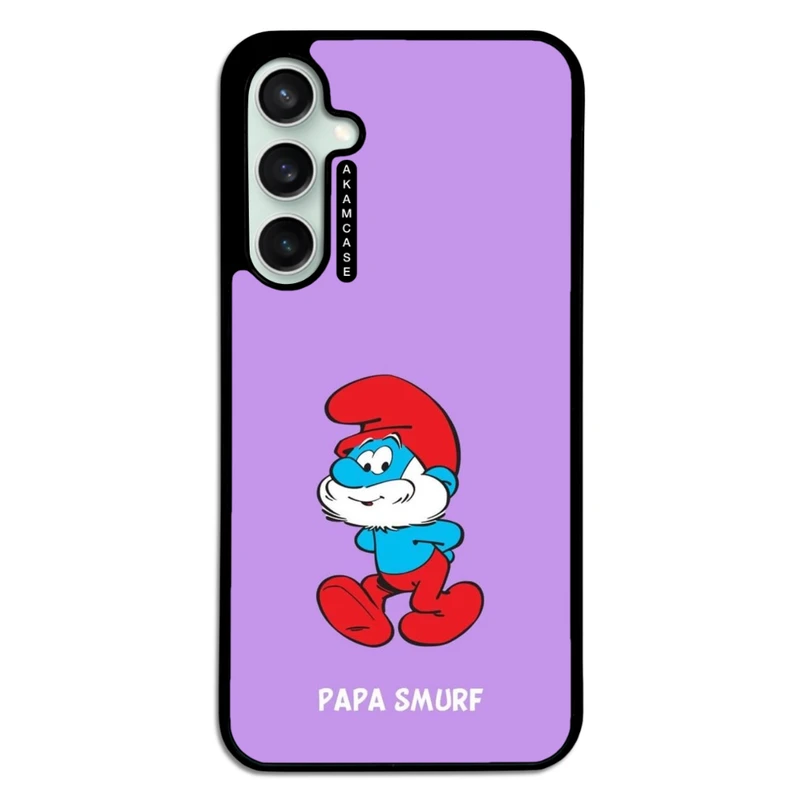 کاور آکام مدل AMC-WSGS23FE-SMURFS-1 مناسب برای گوشی موبایل سامسونگ Galaxy S23 FE