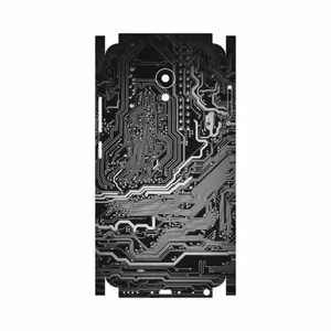 MAHOOT Black Printed Circuit Board-FullSkin Cover Sticker for Meizu M5