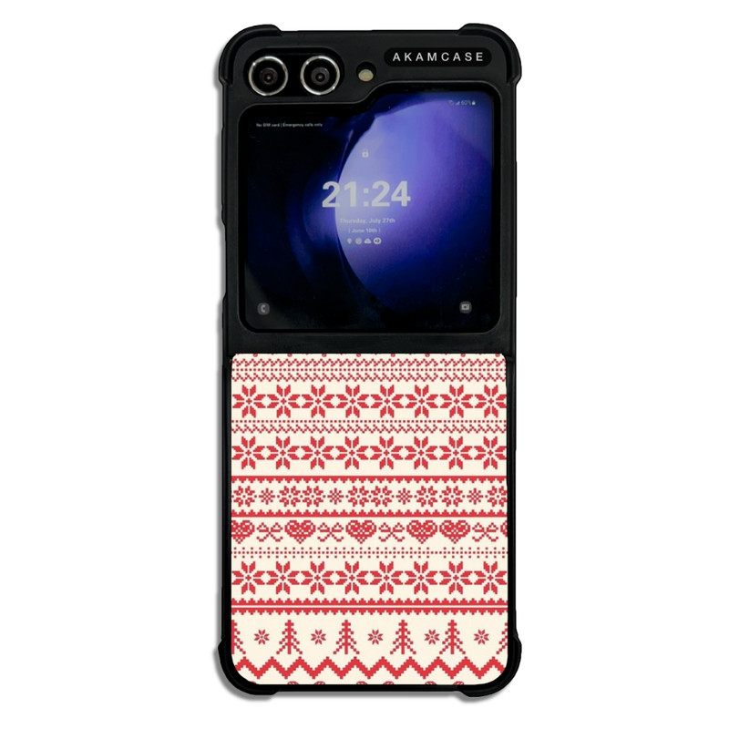 کاور آکام مدل AMCWSGZFLIP5-CHRISTMAS1 مناسب برای گوشی موبایل سامسونگ Galaxy Z Flip 5