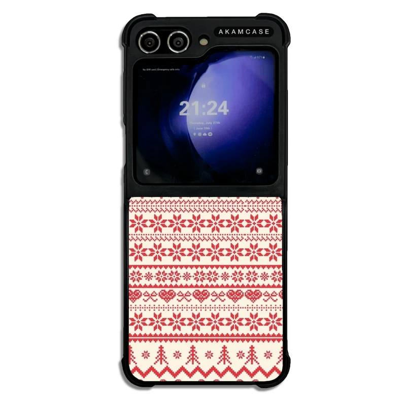 کاور آکام مدل AMCWSGZFLIP5-CHRISTMAS1 مناسب برای گوشی موبایل سامسونگ Galaxy Z Flip 5