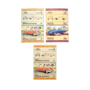 تمبر یادگاری مدل خودرو کلاسیک کد DS2367 مجموعه 6 عددی