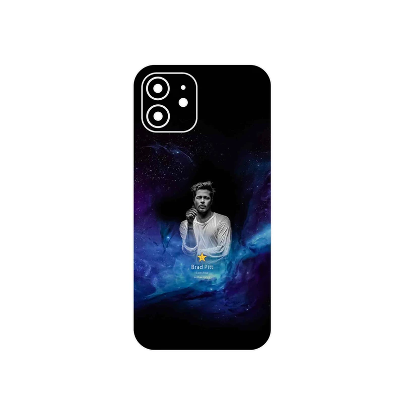 برچسب پوششی ماهوت مدل Brad Pitt مناسب برای گوشی موبایل اپل iPhone 12