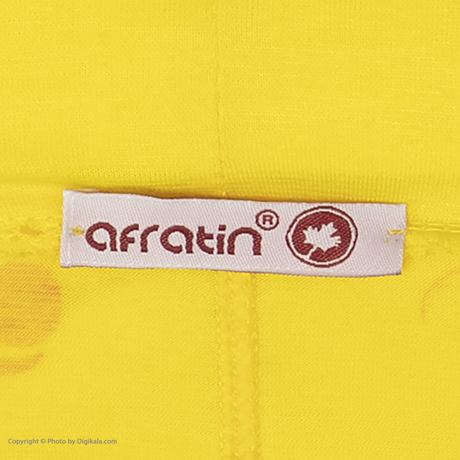 ست تی شرت و شلوارک زنانه افراتین مدل آلبالو کد 6557 رنگ زرد -  - 10