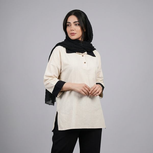 مانتو روی باسن زنانه مدل tabestane کد 101