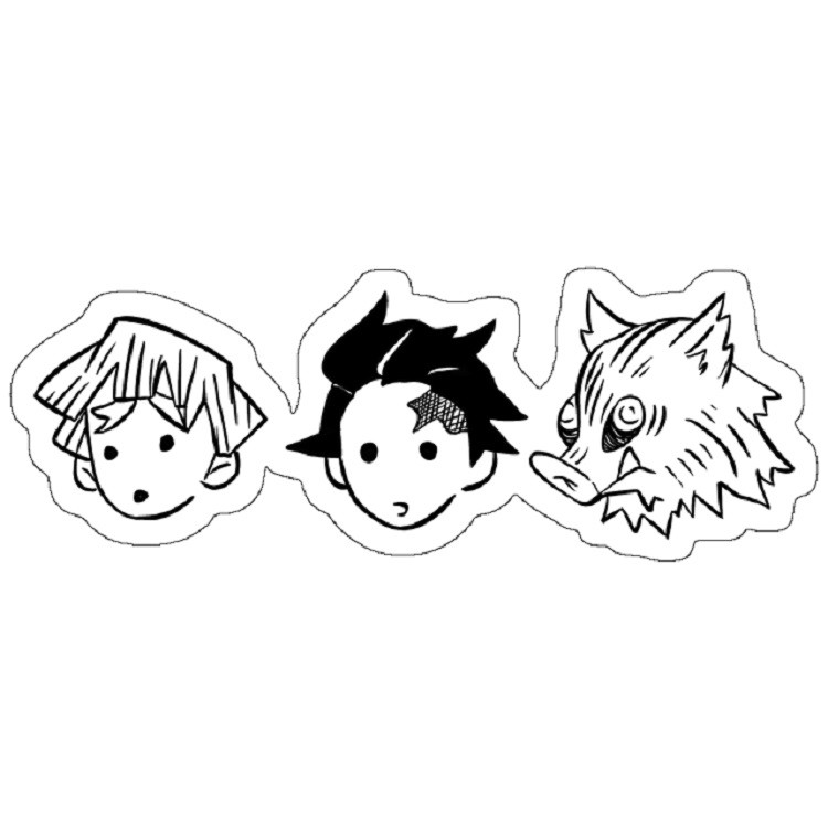 استیکر مدل The Slayer of Demons TRIO