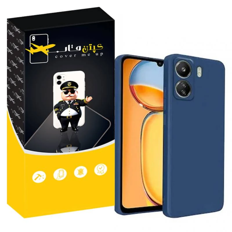 کاور کپتن قاب مدل Silic مناسب برای گوشی موبایل شیائومی Redmi 13C / Poco C65
