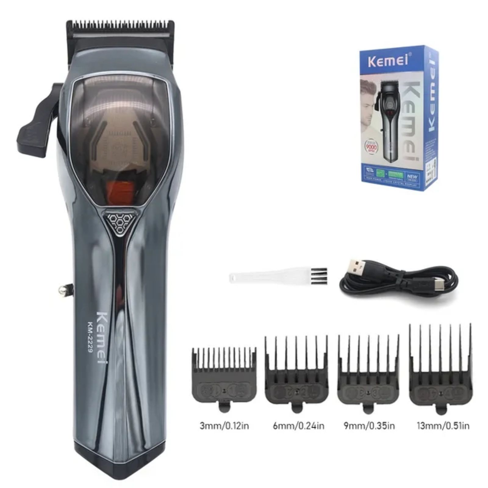 ماشین اصلاح موی سر و صورت کیمی مدل KM-2229 -  - 5