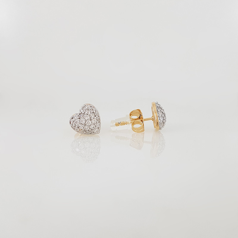 گوشواره زنانه ژوپینگ مدل قلب