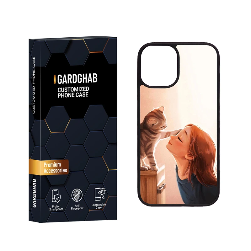 کاور گارد قاب مدل دور ژله ای دخترانه مناسب برای گوشی موبایل اپل iPhone 12 Mini