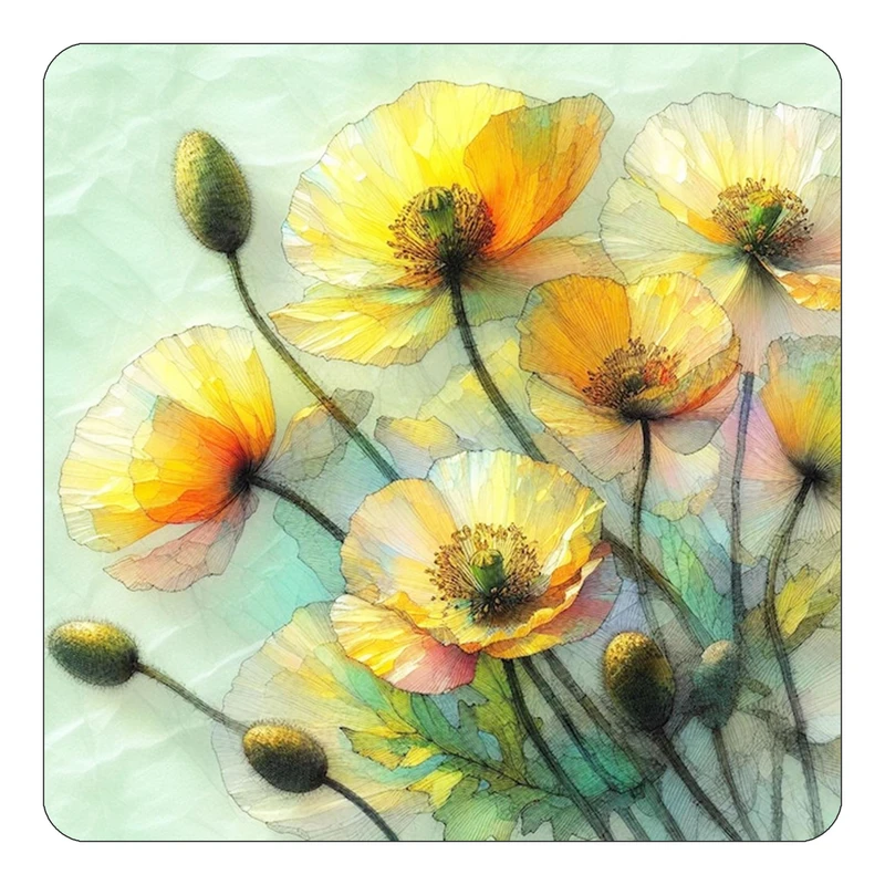 مگنت کاکتی طرح نقاشی رنگ روغن مدل mp73008