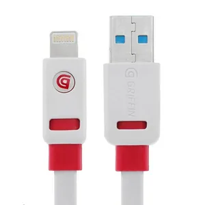 کابل تبدیل USB به لایتنینگ گریفین مدل FLAT طول 3 متر