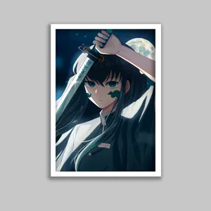 تابلو مدل انیمه شیطان کش Demon Slayer کد LA-G10457