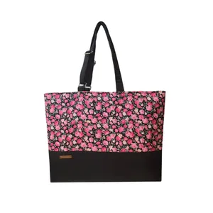 کیف پارچه ای رودوشی مدل گل R500